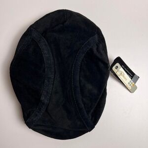 NWT Vintage Wilson's Leather Maxima Black Suede Newsboy Cap (L/XL) biker grunge